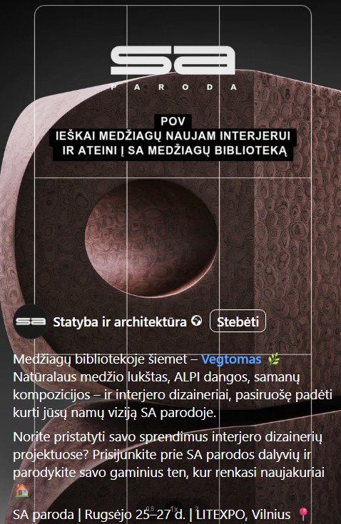 Kviečiame į parodą „Supernamai / SA.LT“