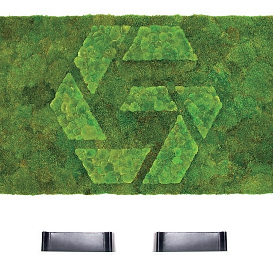 Logotipai - samanų dekoras